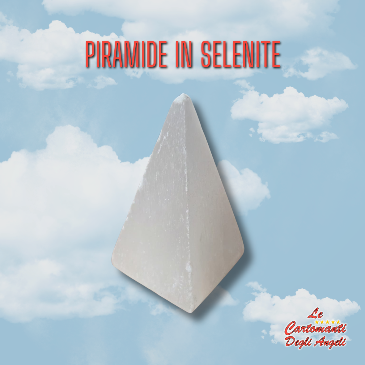 Piramide in Selenite