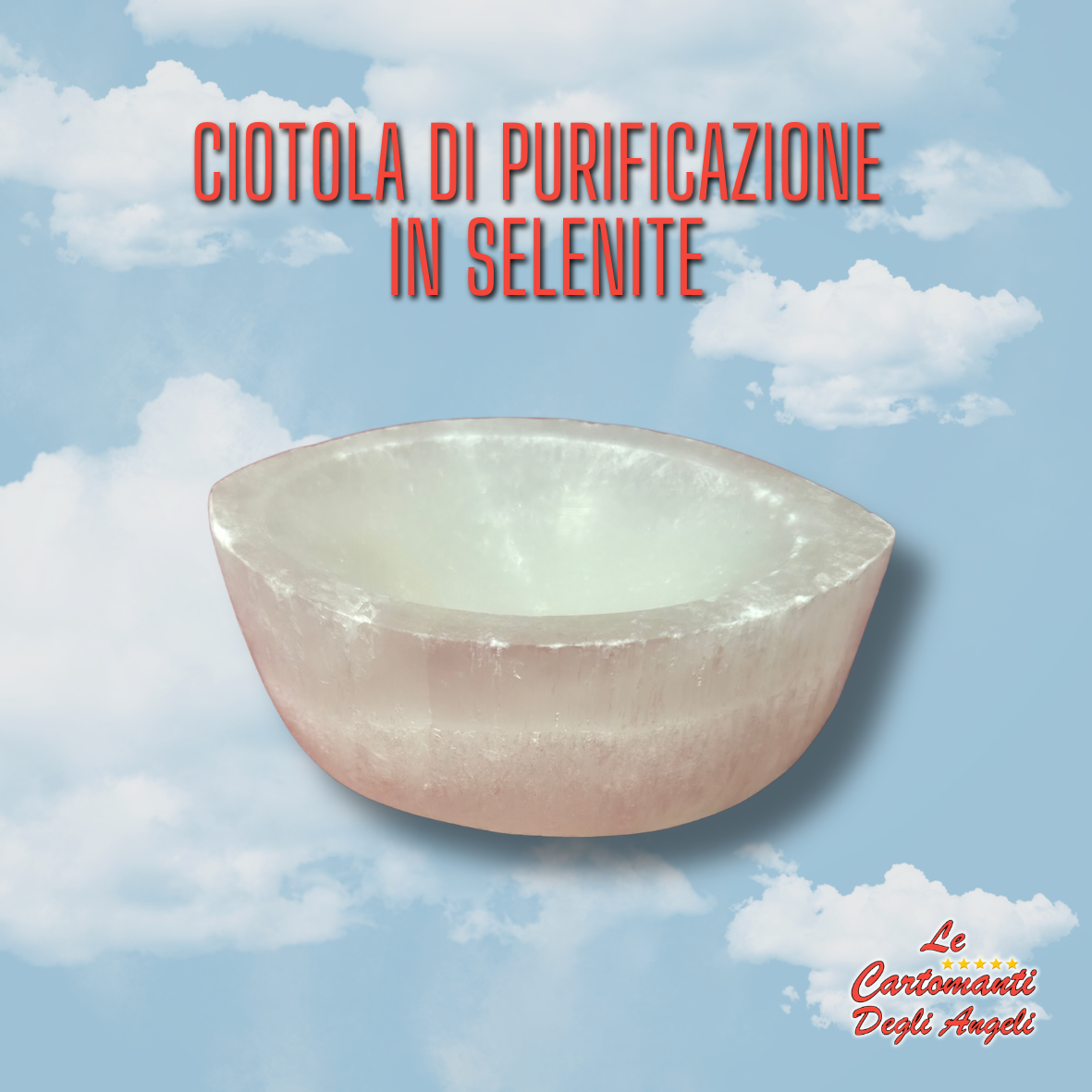 Ciotola di Purificazione in Selenite