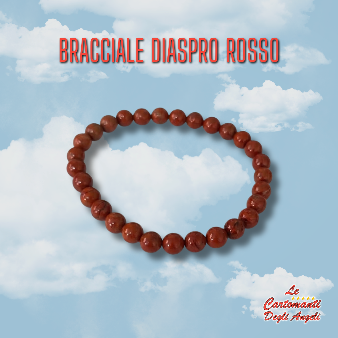 Bracciale in Diaspro Rosso