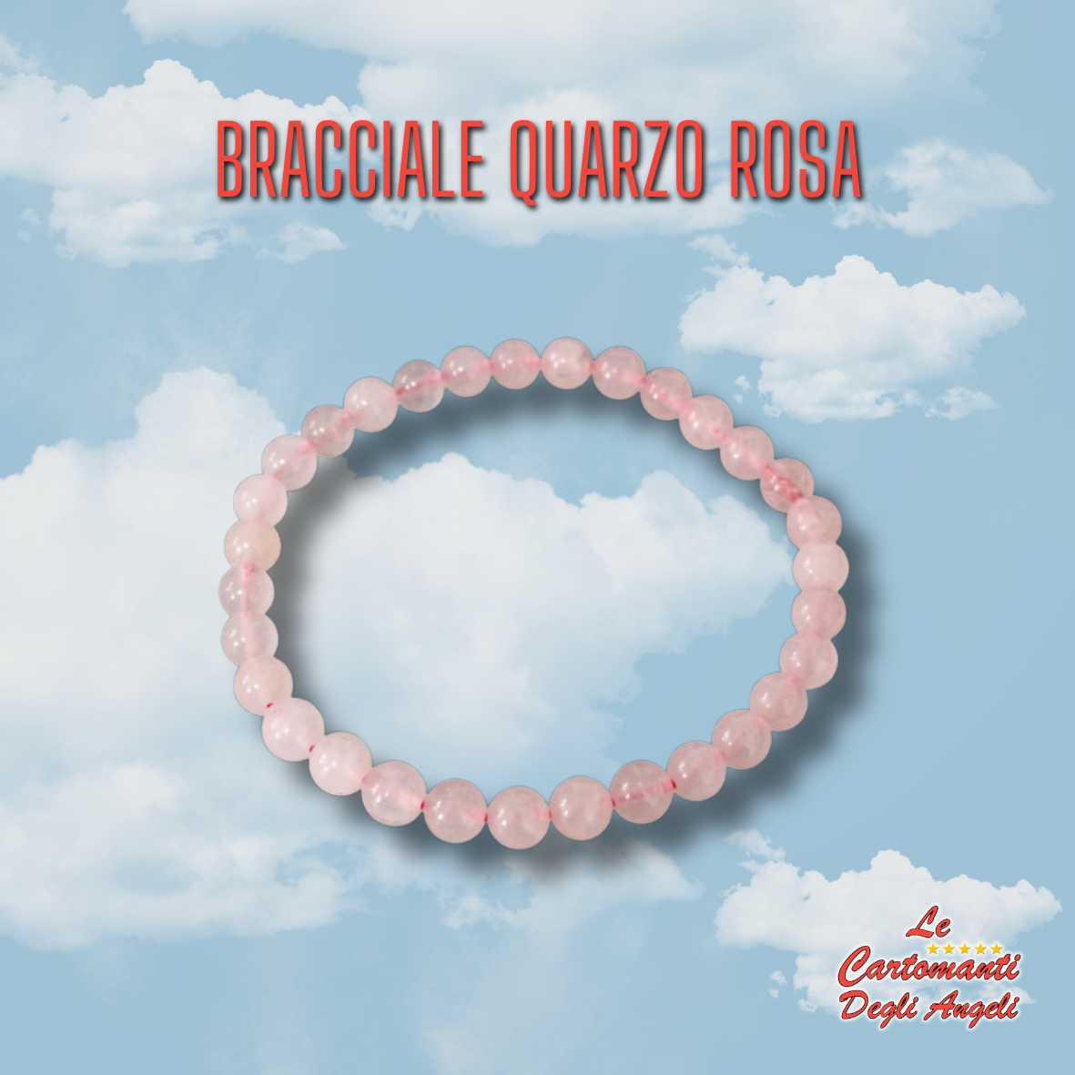 Bracciale in Quarzo Rosa