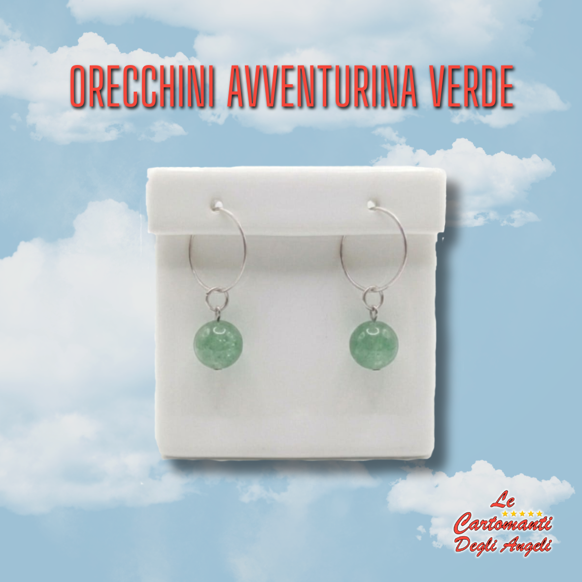 Orecchini in Avventurina Verde